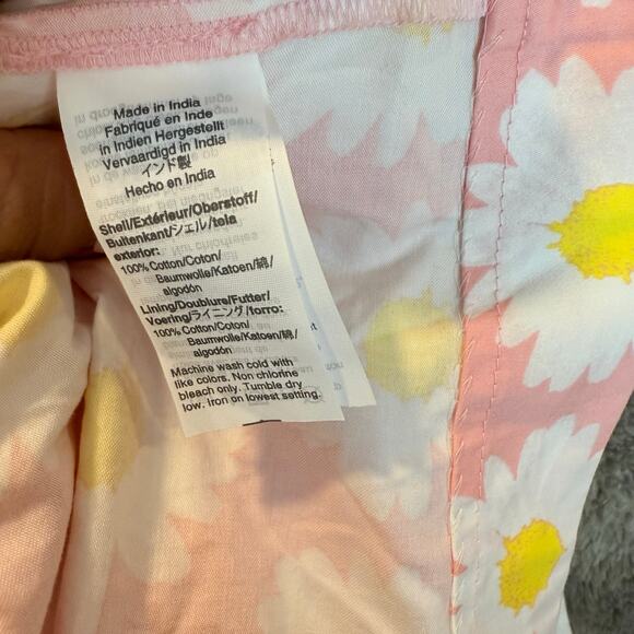 NWT Crewcuts Daisy Floral Dress Tie Waist Sleeveless Pink Girls 10 Spring Easter - Picture 8 of 9